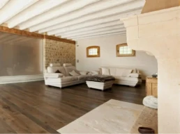 10-ANTICA-EDILIZIA-Solaio-travi-a-vista-pavimento-rivestimento-legno-antico-di-recupero